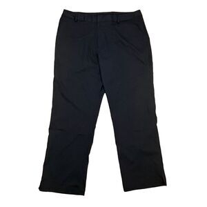 Under Armour Golf Work Pants Mens 38X30 Actual 40”Black Straight Leg Activewear